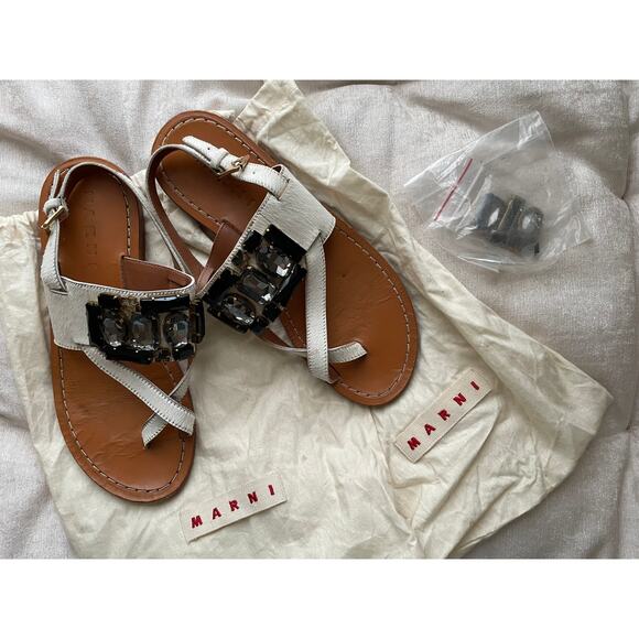 Marni Embellished Sandals - Picture 3 of 8